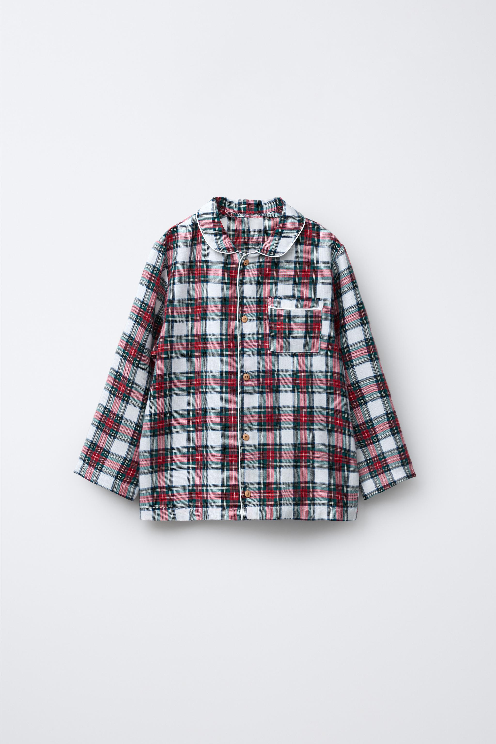 3-6 YEARS / FLANNEL PLAID PAJAMAS